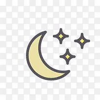 月亮和星星
