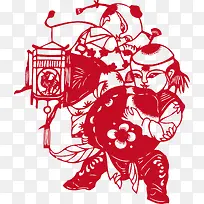 拿着灯笼的人