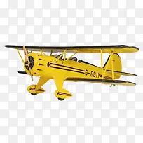 黄色复古飞机