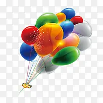 漂浮的气球商业图片