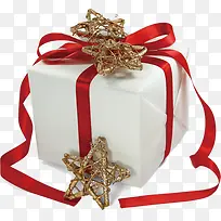 白色惊喜送礼礼物包装五角星