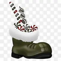 圣诞节靴子糖果