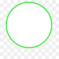 绿色圆圈