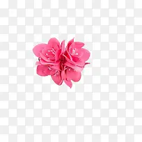 粉色塑料花朵