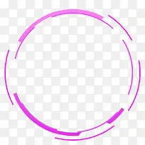 紫色简约圆圈线条边框纹理