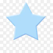 蓝色的五角星