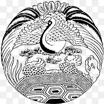 中国传统纹样鹤