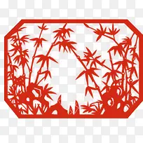 竹子剪纸
