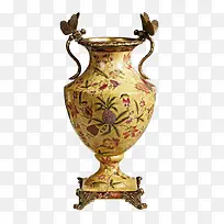 金色鎏金花纹装饰花瓶