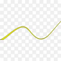 黄色波动曲线图