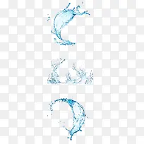 溅起的水花
