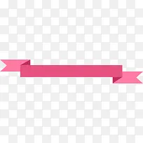 粉色剪纸标题栏