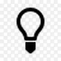 lightbulb on icon