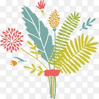 手绘花束