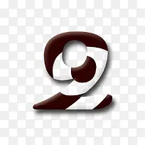 奶油蛋糕字母数字2