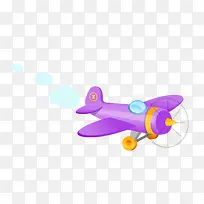 紫色飞机