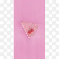 粉色草莓巧克力蛋糕海报背景
