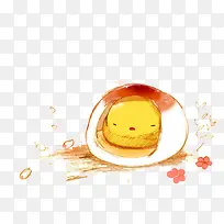 汤圆馅小鸡