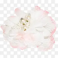 手工白色花朵