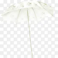 卡通白色花纹伞
