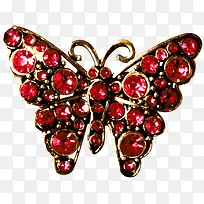 红宝石蝴蝶素材