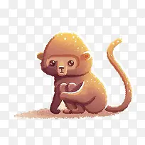 卡通猴子
