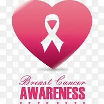 关爱女性抗乳腺癌爱心标志