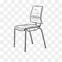 椅子手绘图