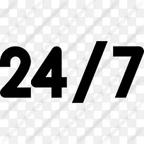 24小时图标