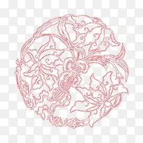 中国风花纹