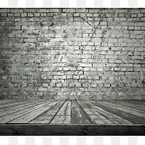 黑白墙壁和地板背景