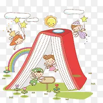 五角星矢量小天使