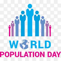 蓝色小人世界人口日