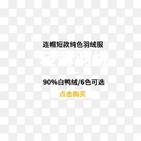 羽绒服海报