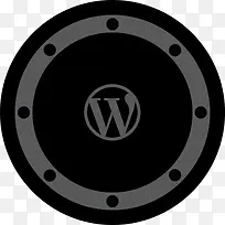 博客按钮圈网络圆形的网站社会社