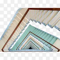 抽象旋转楼梯效果图