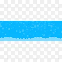 蓝色简洁清爽干净背景banner