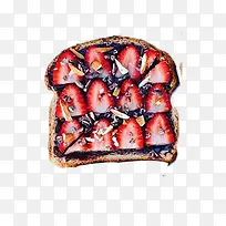 草莓拉面面包