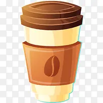 矢量手绘咖啡杯