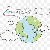 地球和飞机