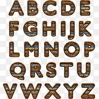 26个英文字母装饰