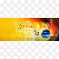 互联网电商清爽banner背景