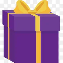 紫色礼物盒子