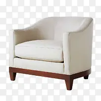 白色布沙发