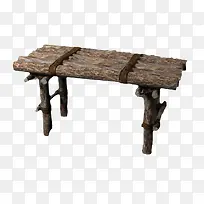 木头旧桌子