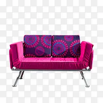 紫色简约沙发装饰图案