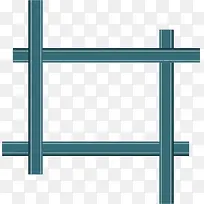 矢量蓝色边框