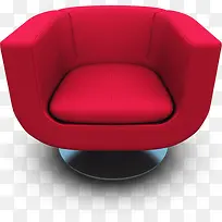 品红色的座位椅子Modern-Chairs-icons