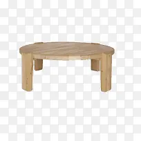 圆形实木桌子