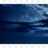 黑暗天空云朵七夕情人节海报背景